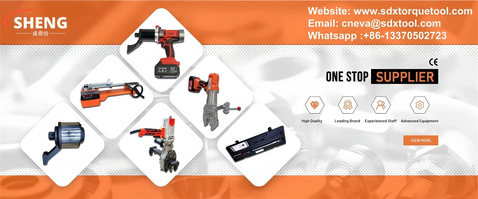 Electric pipe clamp torque wrench